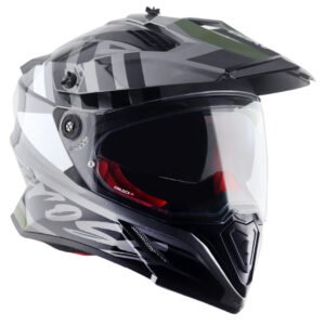 X-Cross Dual Visor Orbit Helmet (Athena Grey Black)