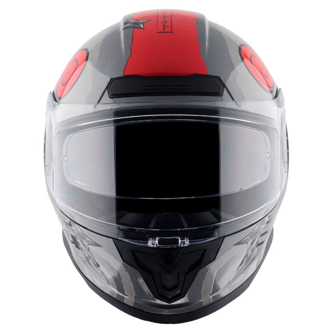 Saber Naruto Helmet (Black Orange) - Image 3