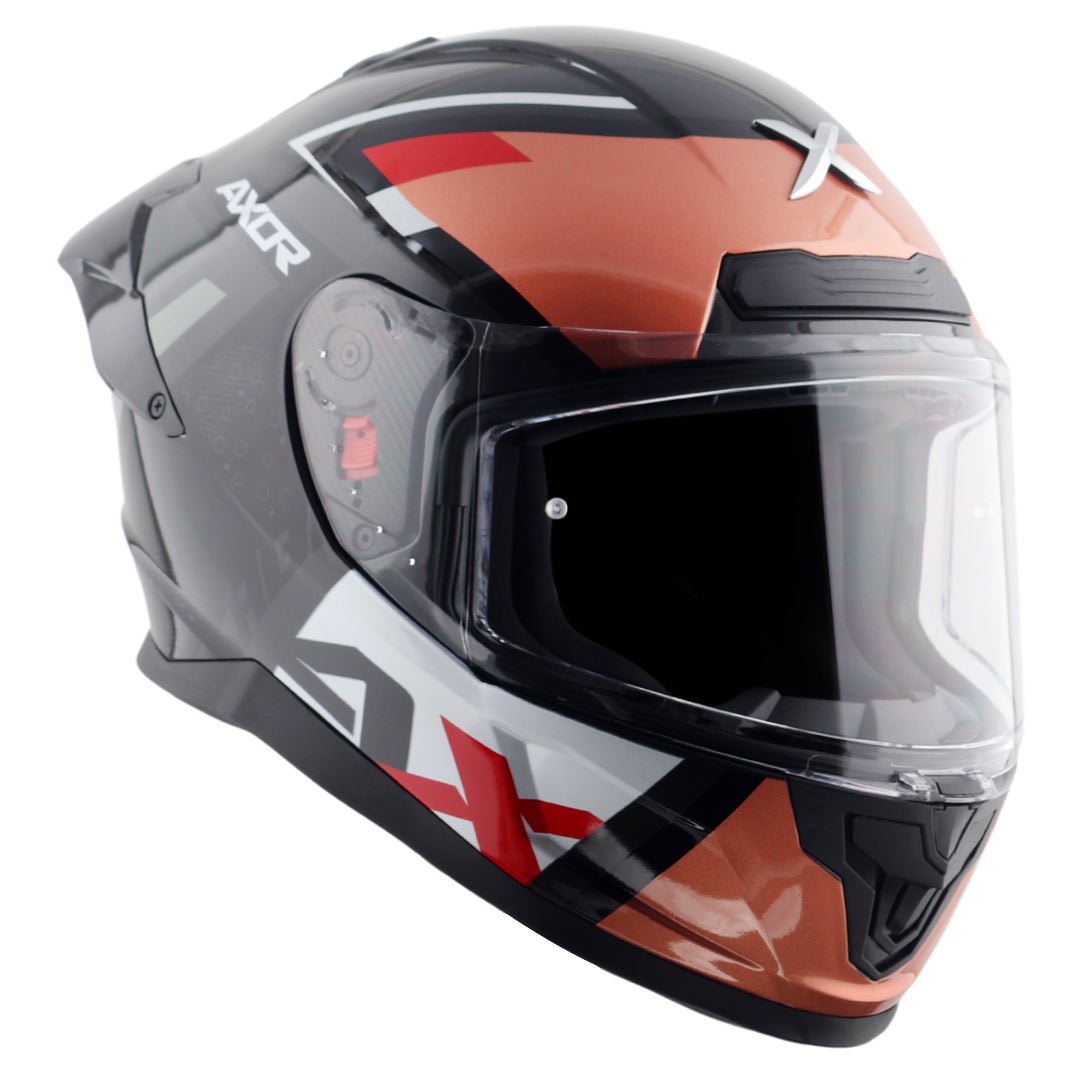 Saber X-Sport Helmet (Black Orange) - Image 4
