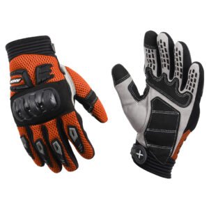 Axor Airstream Riding Gloves (Black Orange)