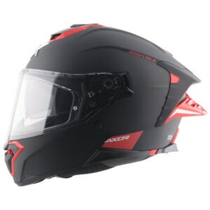 Axor Brutale Corsa Dual Spoiler Helmet (Dull Black Red)