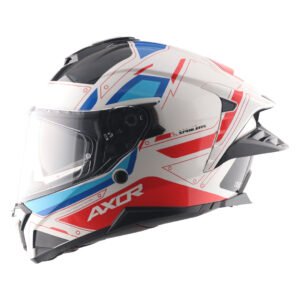 Axor Brutale Ryden Dual Spoiler Helmet (White Red)