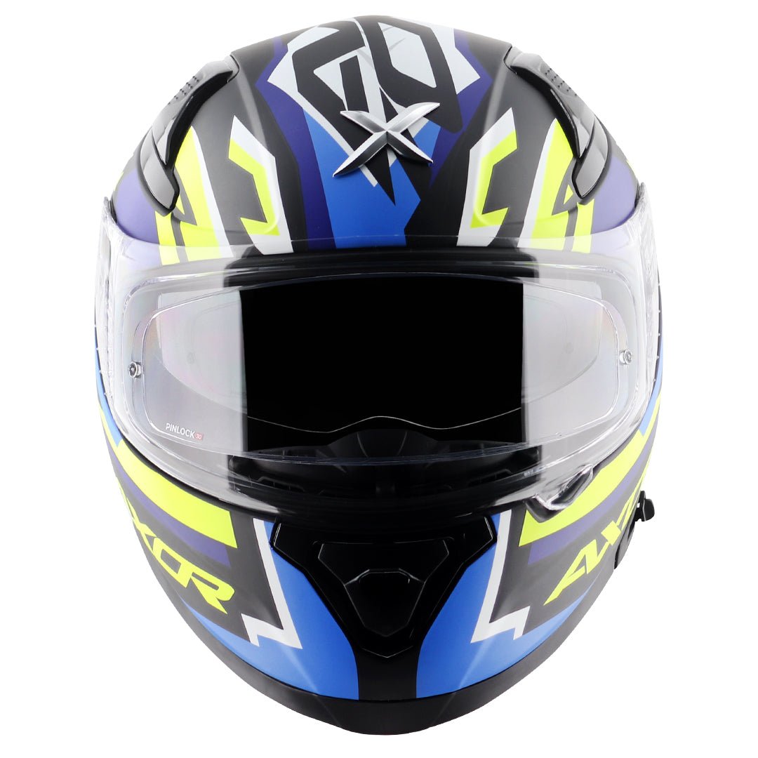 Apex Streak Helmet (Dull Black Blue) - Image 3