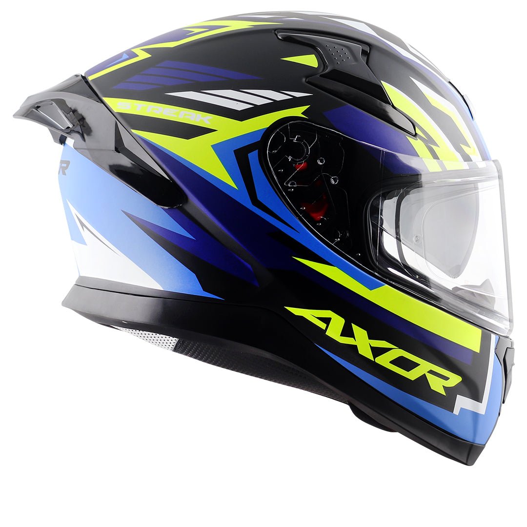 Apex Streak Helmet (Dull Black Blue) - Image 5