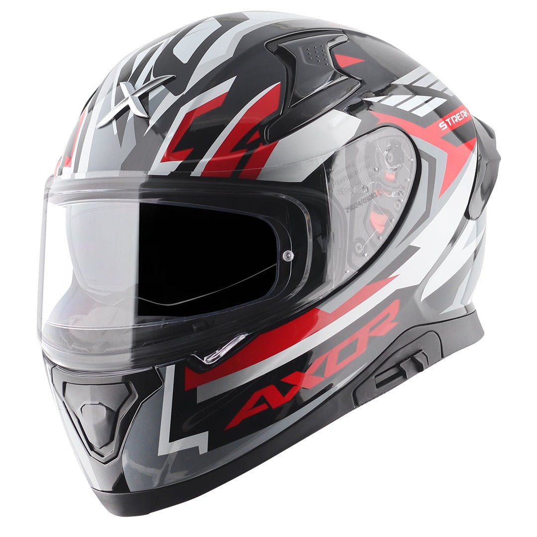 Apex Streak Helmet (Black Red) - Image 2