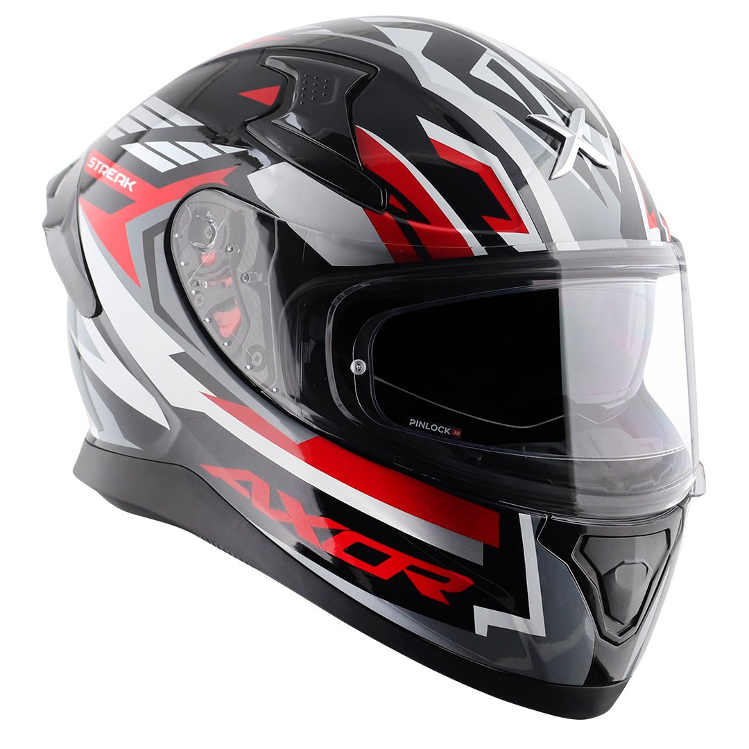 Apex Streak Helmet (Black Red) - Image 4