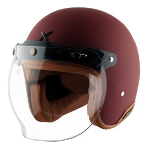 Axor Retro Jet Helmet (Dull Chestnut Red)
