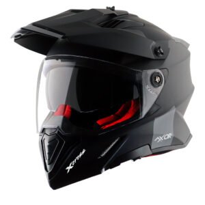 X-Cross Dual Visor Helmet (Dull Black)