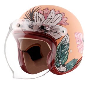 Axor Retro Jet Hawaii Women'S Helmet (Peach)