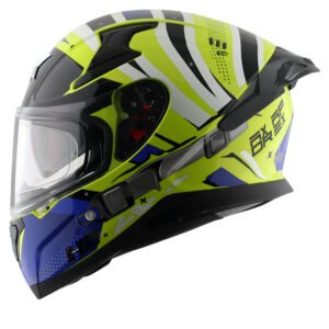 Apex Hex-2 Helmet (Neon Yellow Blue)
