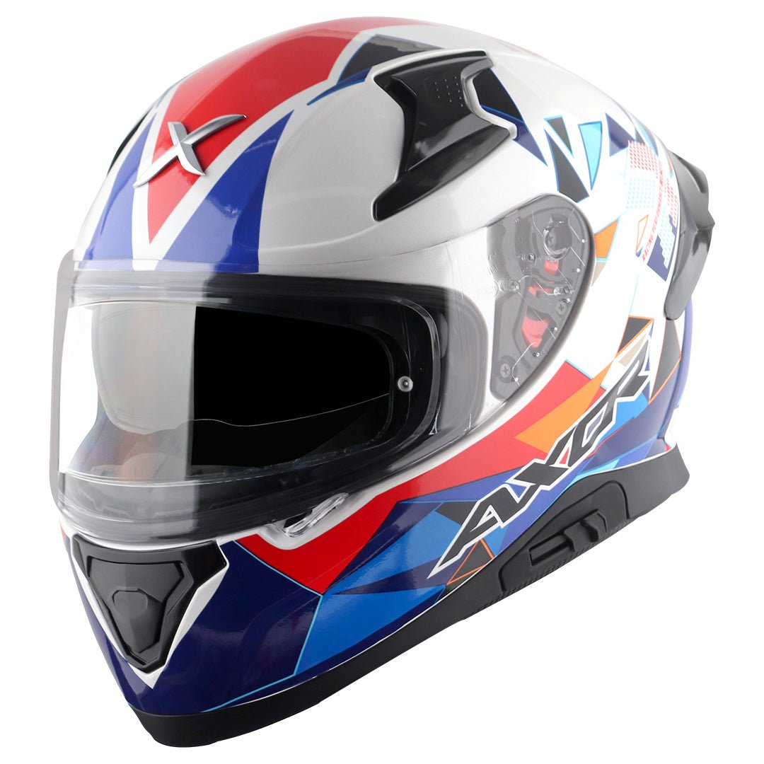 Apex Prism Helmet (White Blue) - Image 2