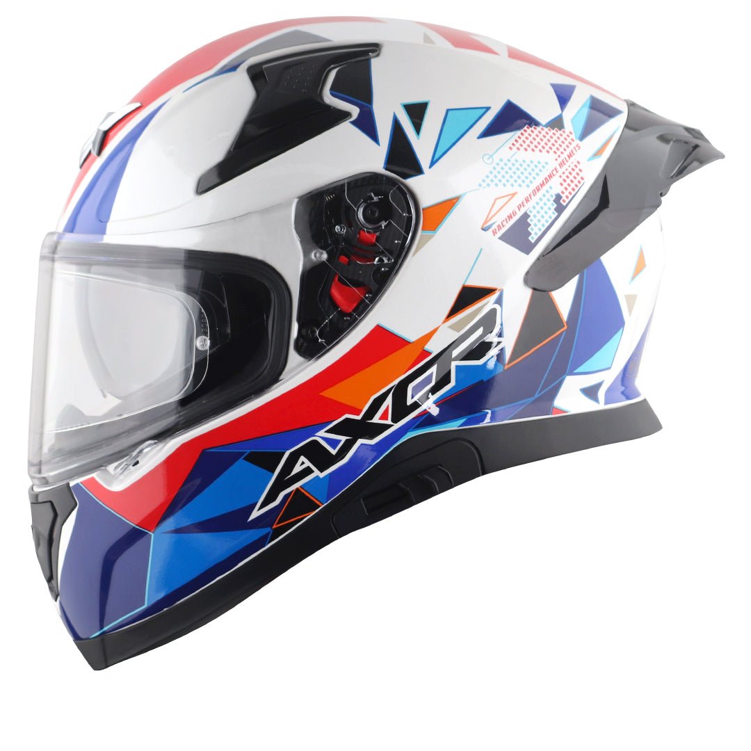 Apex Prism Helmet (White Blue)