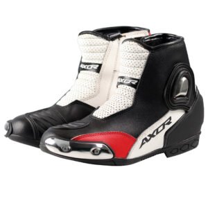 Axor Slicks Riding Boots (Black Red)