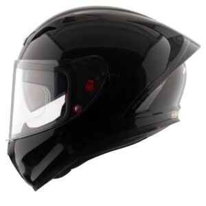 Street Solid Black Helmet (Black)