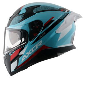Apex Turbine Helmet (Hex Blue Red)