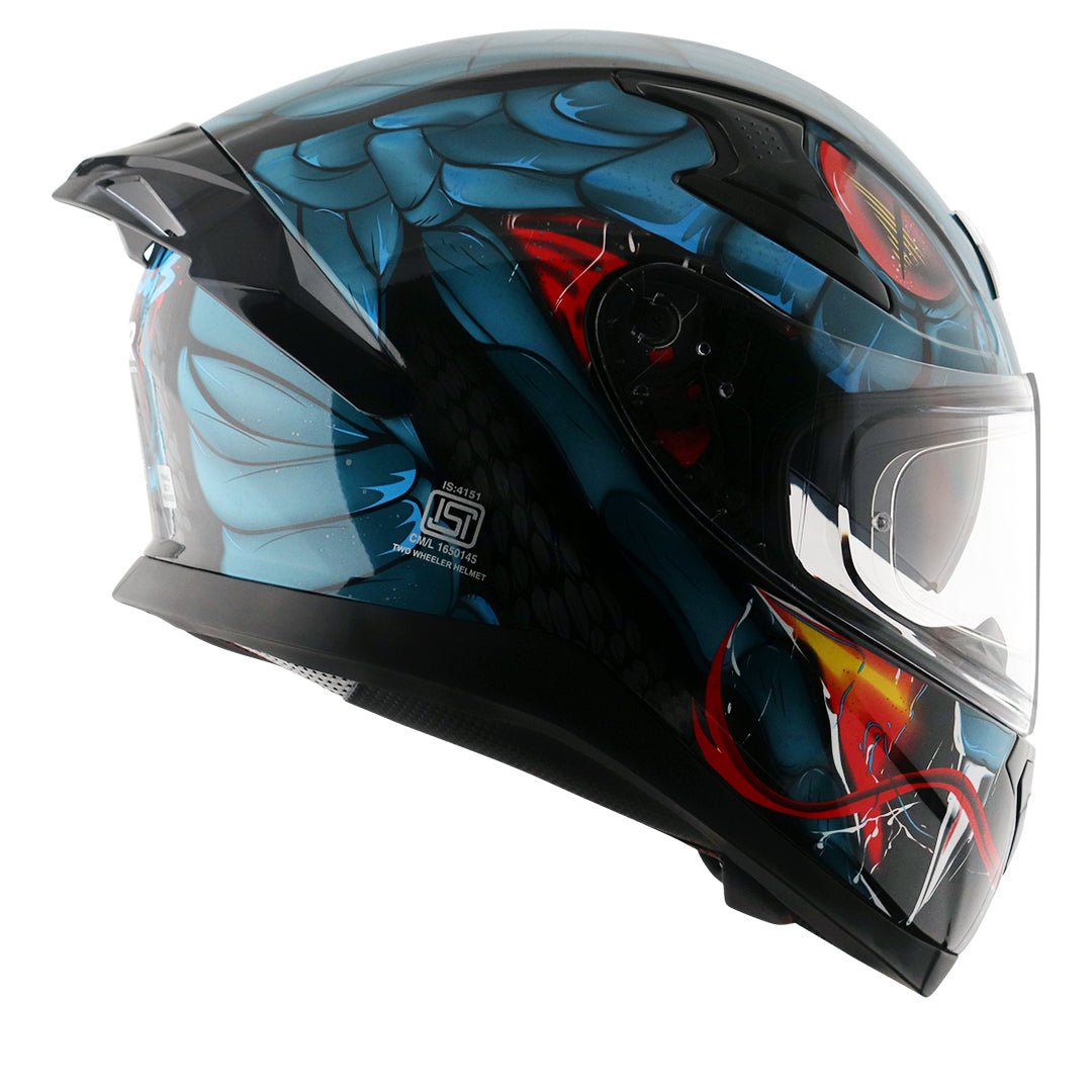 Apex Venomous Helmet (Black Blue) - Image 5