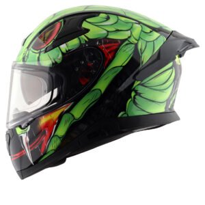 Apex Venomous Helmet (Black Neon Green)
