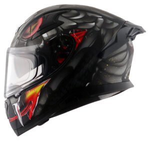 Apex Venomous Helmet (Dull Black Grey)