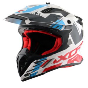 X-Cross X1 Helmet (White Red)