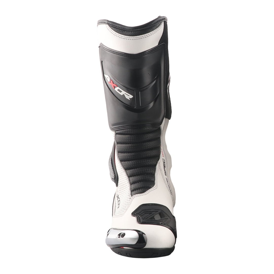 Axor Racer Tec Riding Boots (Black White Red) - Image 2
