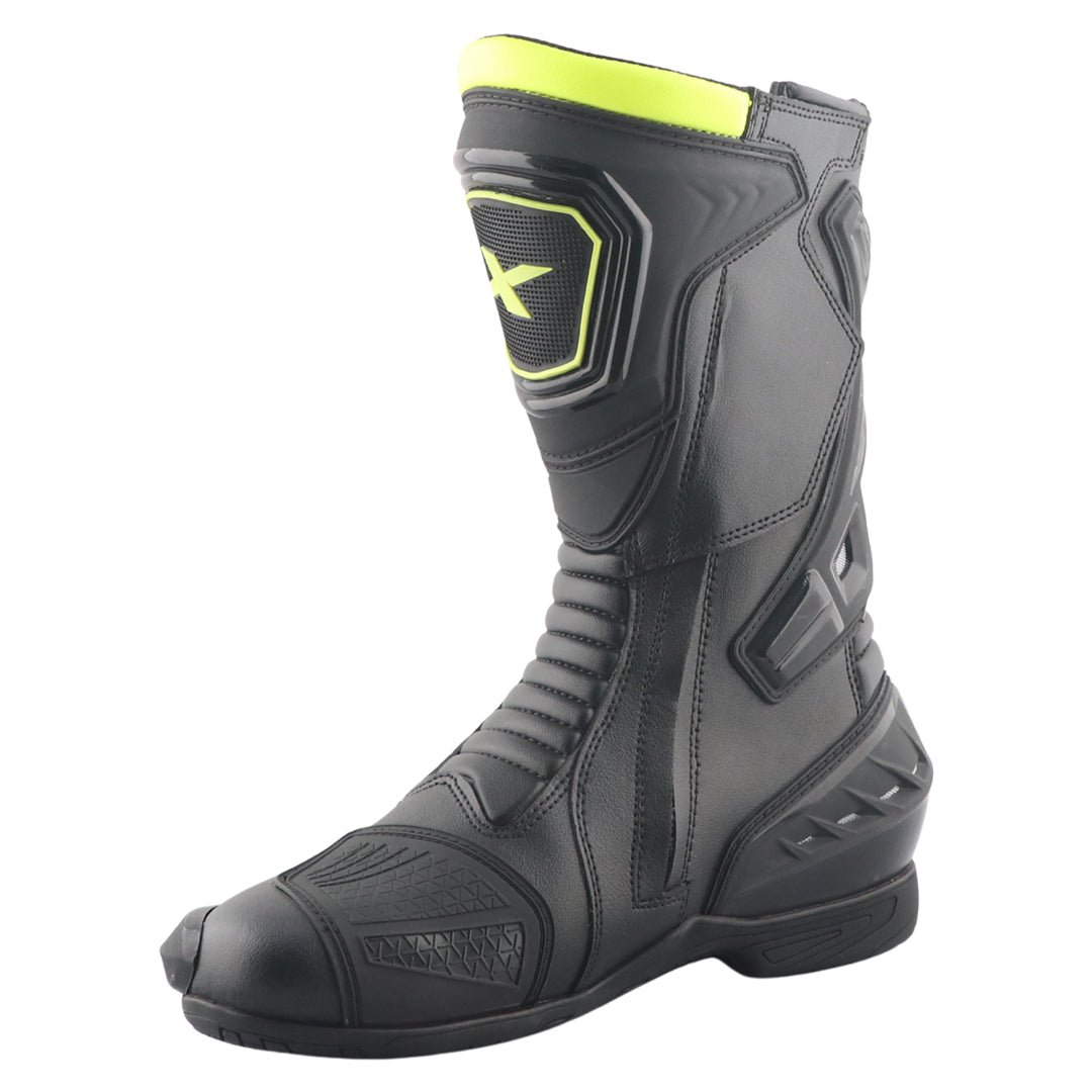 Axor Slipstream Pro Riding Boots (Black Neon Green) - Image 3