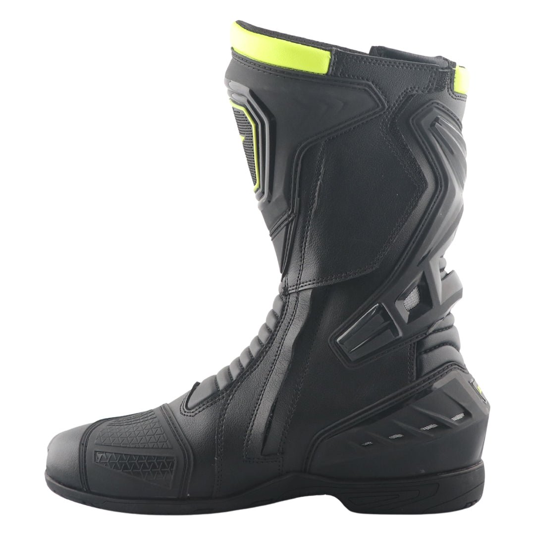 Axor Slipstream Pro Riding Boots (Black Neon Green) - Image 4