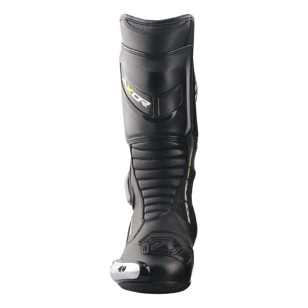 Axor Racer Tec Riding Boots (Black Neon Green) - Image 2
