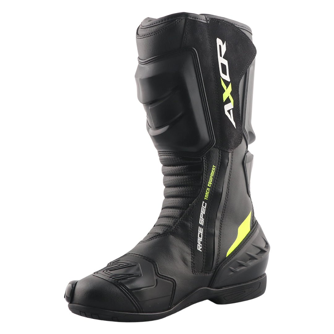 Axor Racer Tec Riding Boots (Black Neon Green) - Image 3