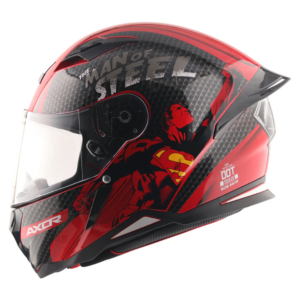Hunter Dc Superman Helmet (Red Black)