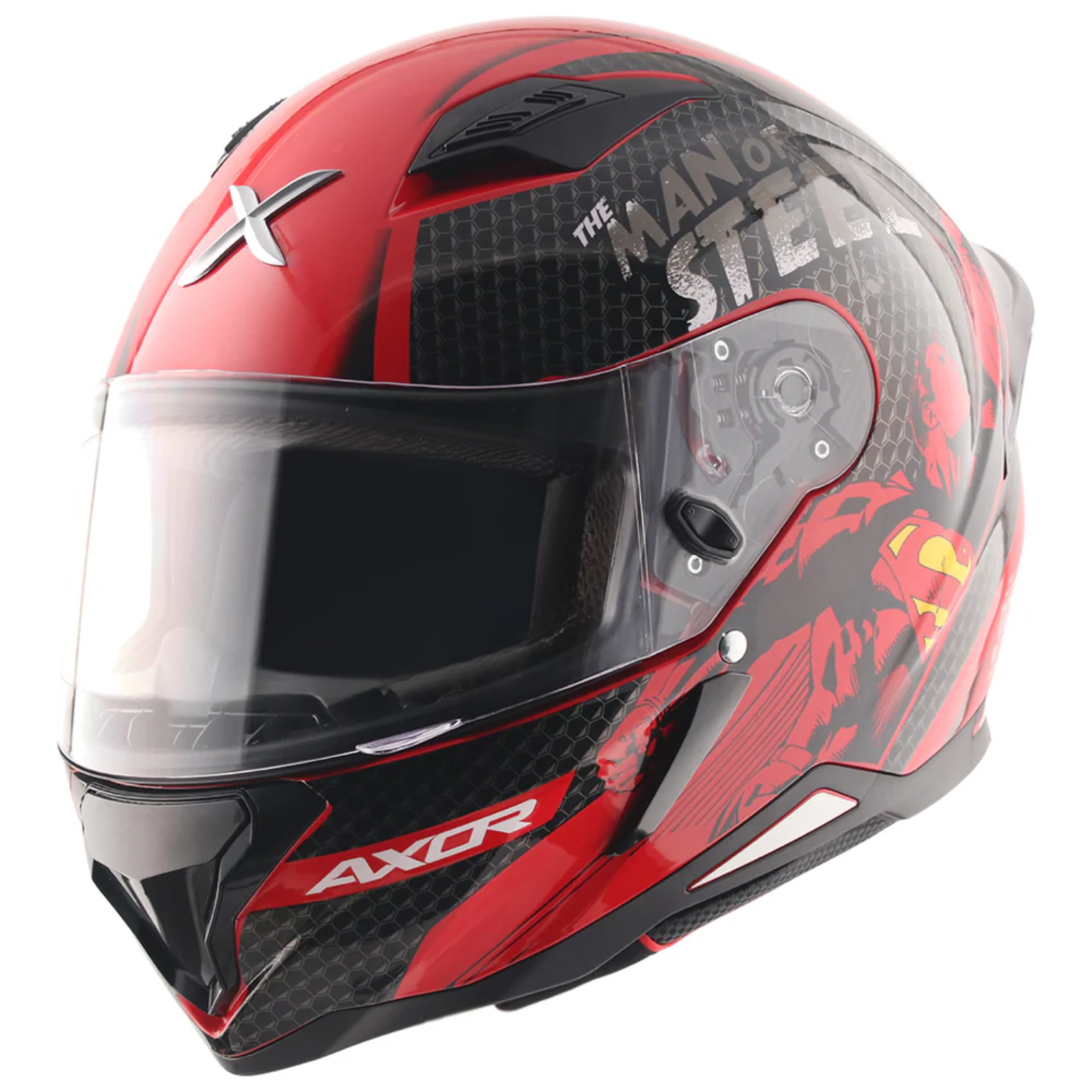 Hunter Dc Superman Helmet (Red Black) - Image 2