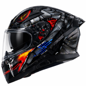 Axor X Altor Apex Venomous Smart Bluetooth Helmet (Black Grey)