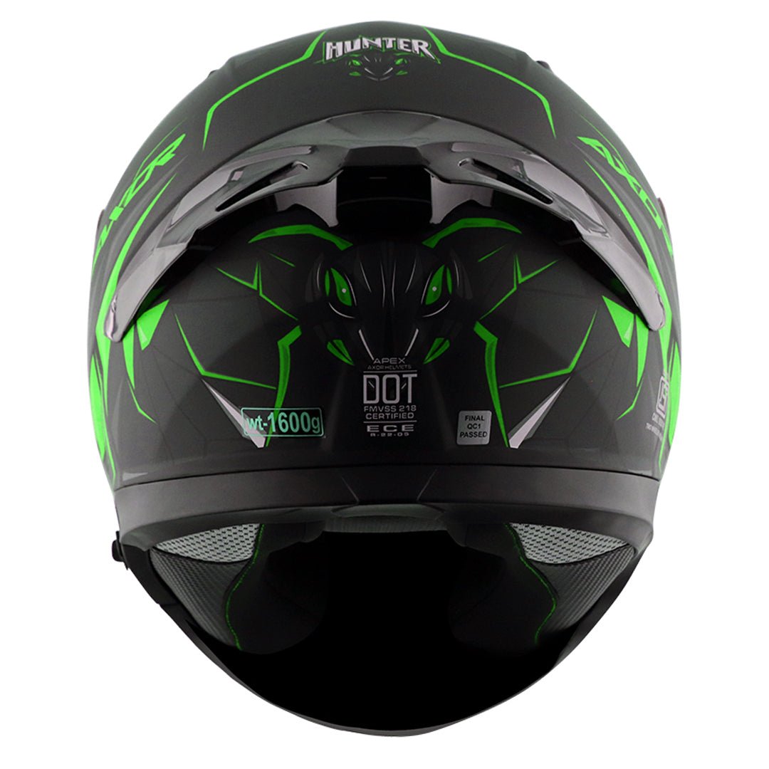 Apex Hunter Helmet (Black Neon Green) - Image 6
