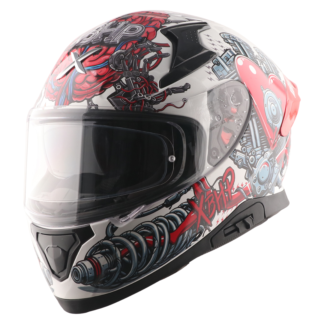 Axor Xbhp Bionic Helmet (White Red) - Image 2