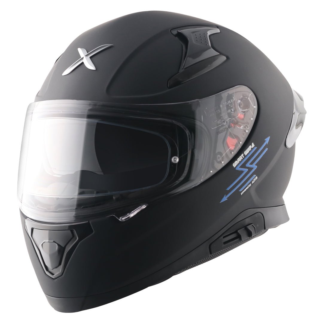 Axor X Altor Apex Smart Bluetooth Helmet (Dull Black) - Image 2