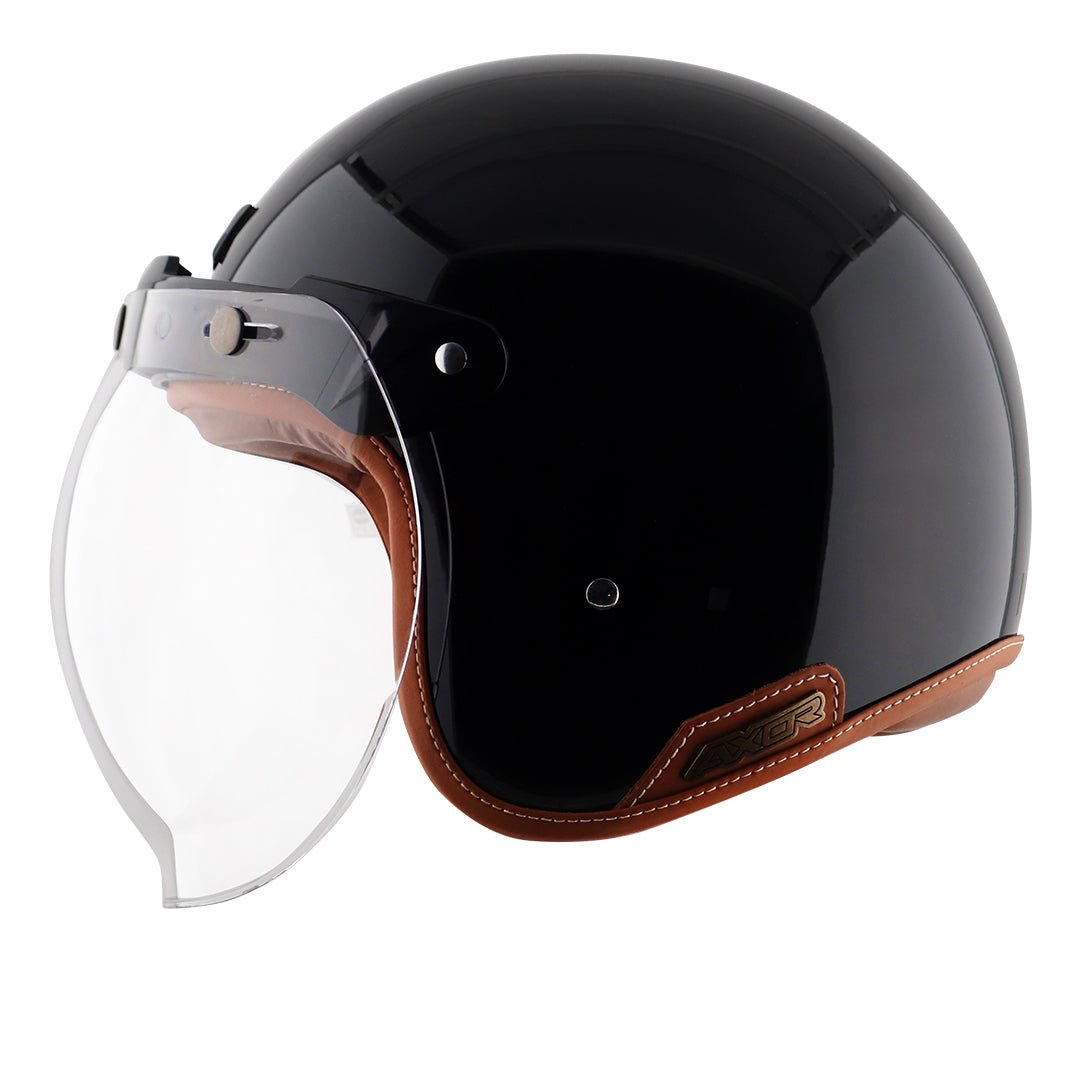 Axor Retro Jet Helmet (Black) - Image 3