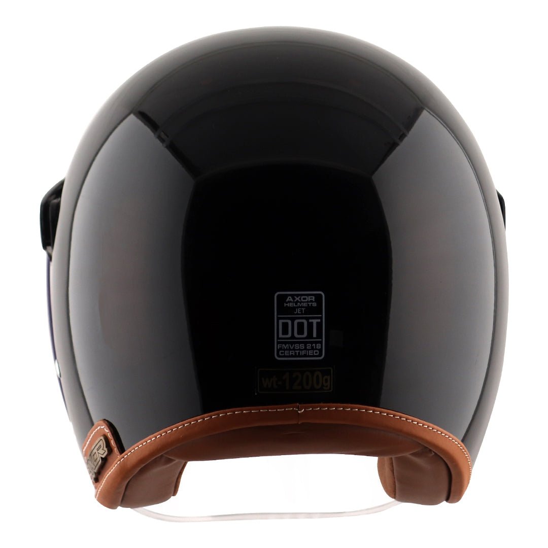 Axor Retro Jet Helmet (Black) - Image 5