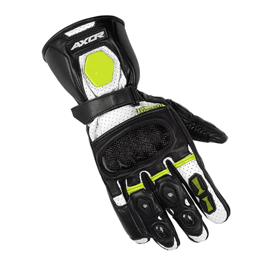 Axor Lycan Riding Gloves (Black Neon Yellow) - Image 2