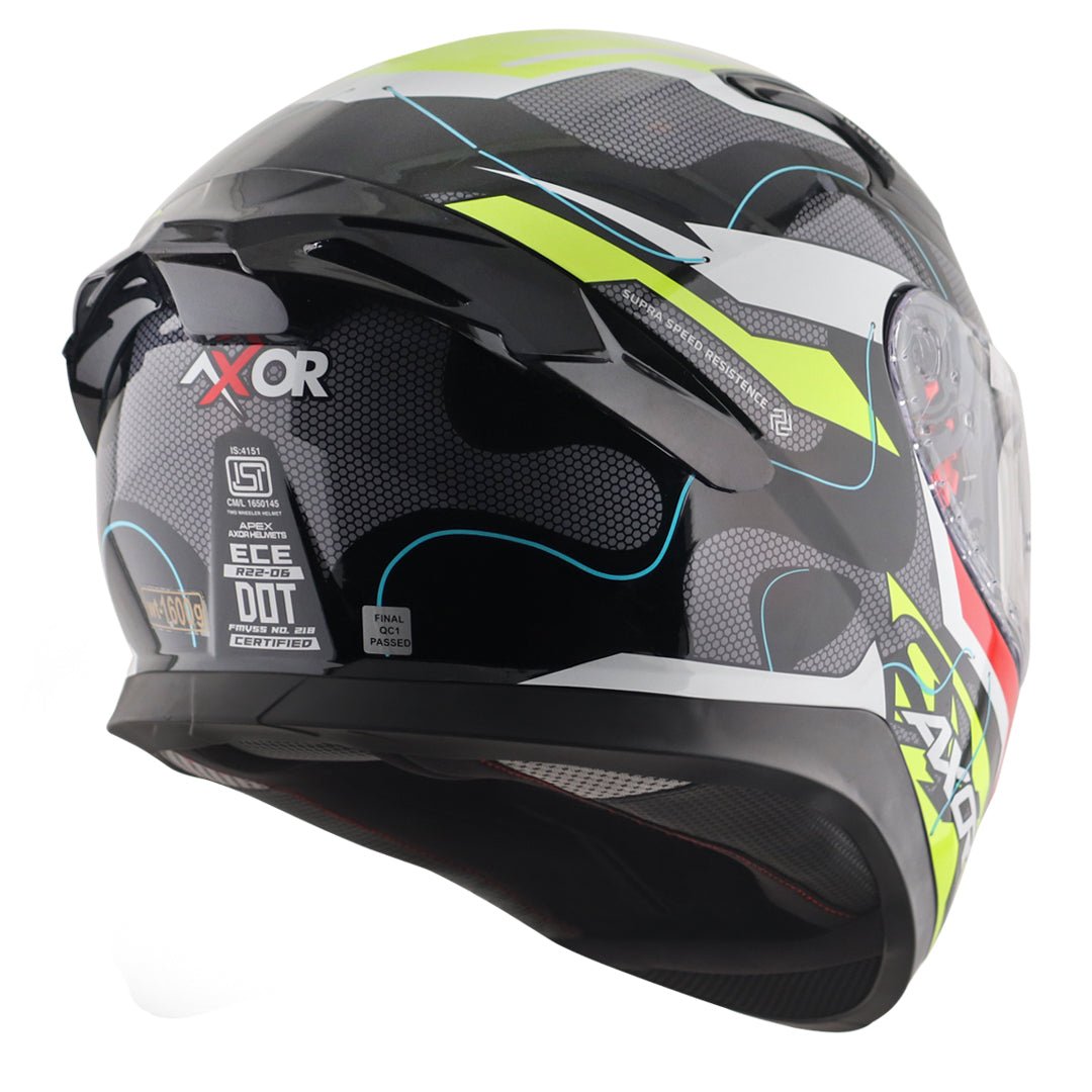 Apex Dynamo Helmet (Black Neon Yellow) - Image 6
