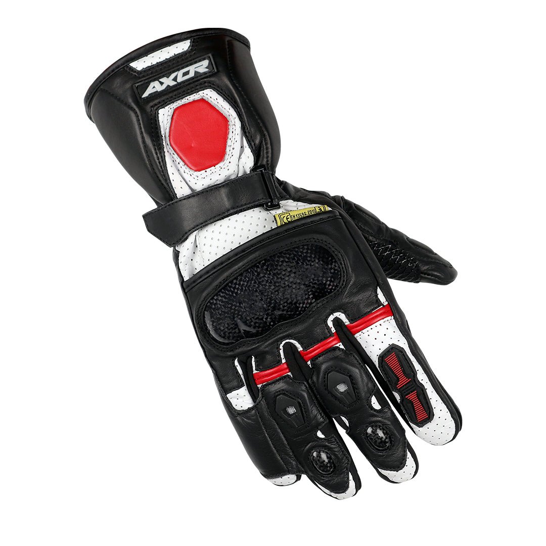 Axor Lycan Riding Gloves (Black Red) - Image 2