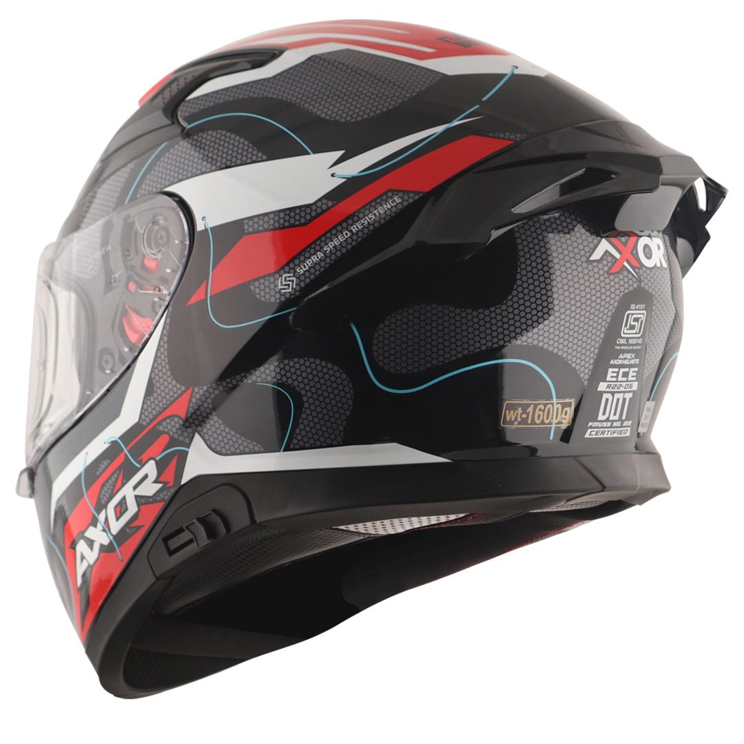 Apex Dynamo Helmet (Black Red) - Image 4