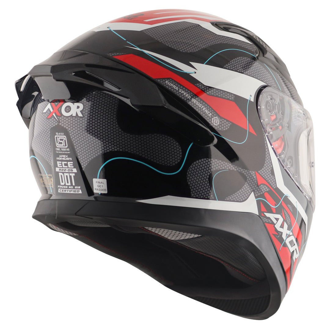 Apex Dynamo Helmet (Black Red) - Image 6
