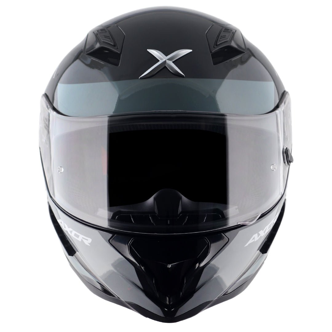 Hunter Turbo Helmet (Black Grey) - Image 3