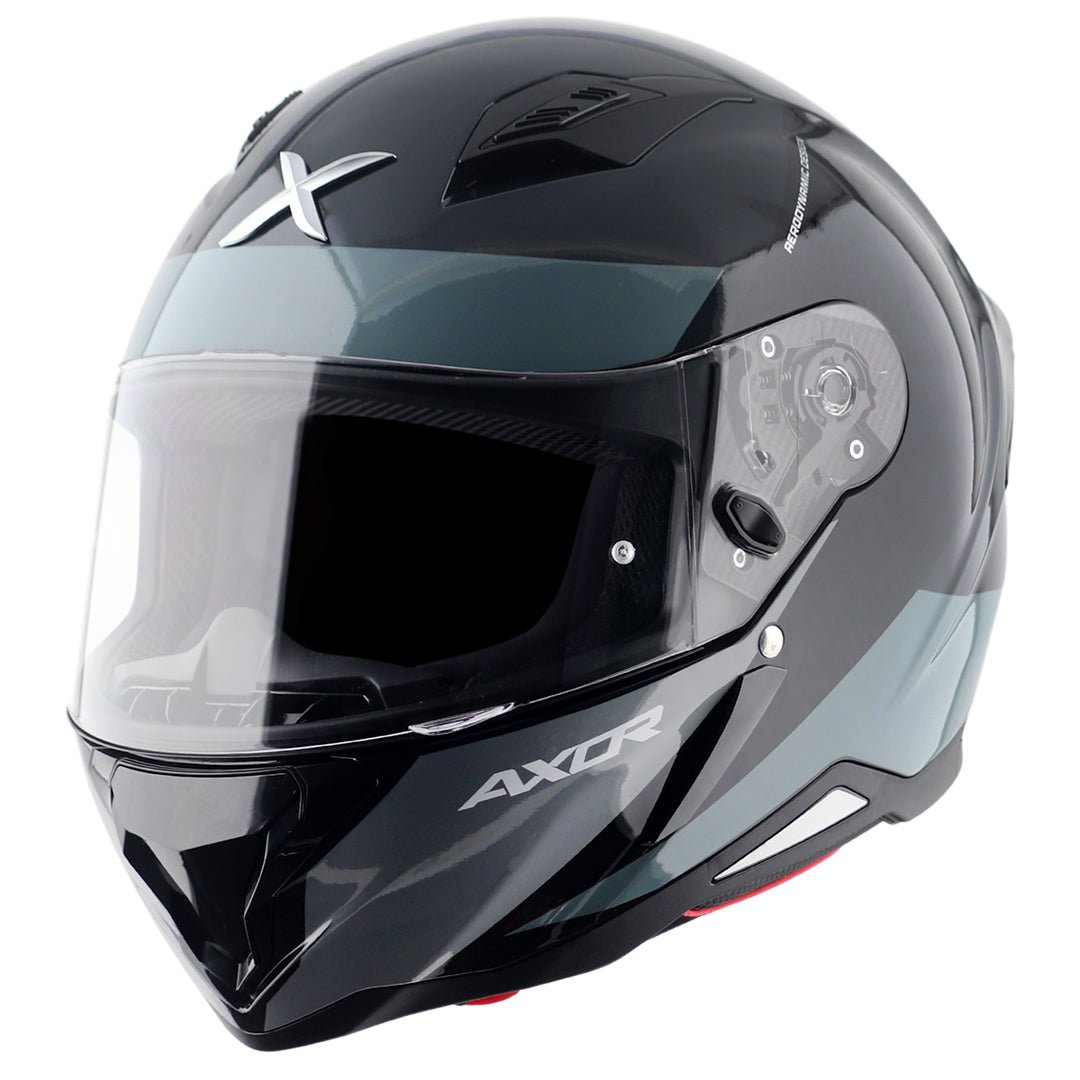 Hunter Turbo Helmet (Black Grey) - Image 2