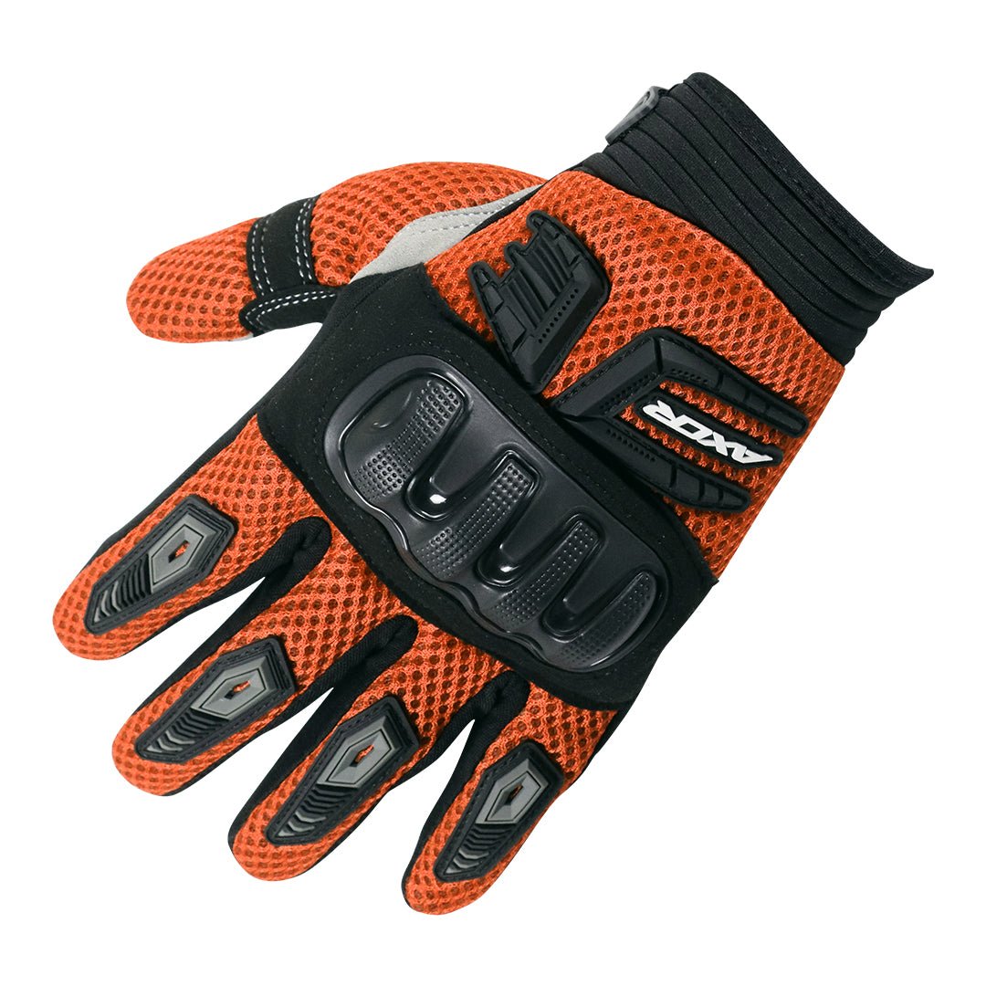 Axor Airstream Riding Gloves (Black Orange) - Image 2