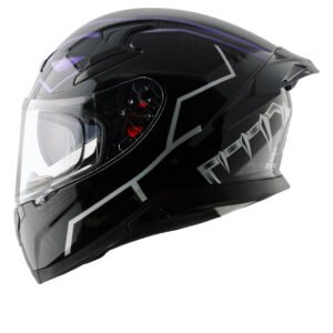 Apex Marvel Black Panther Helmet (Black Purple)
