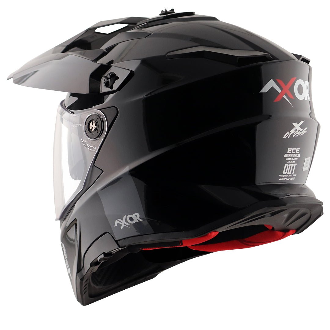X-Cross Dual Visor Helmet (Black) - Image 5