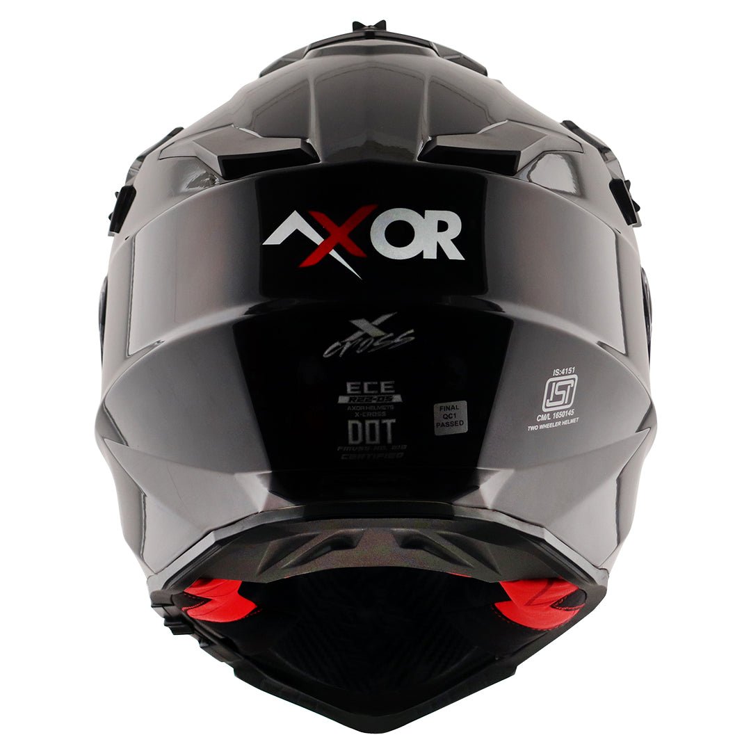 X-Cross Dual Visor Helmet (Black) - Image 6