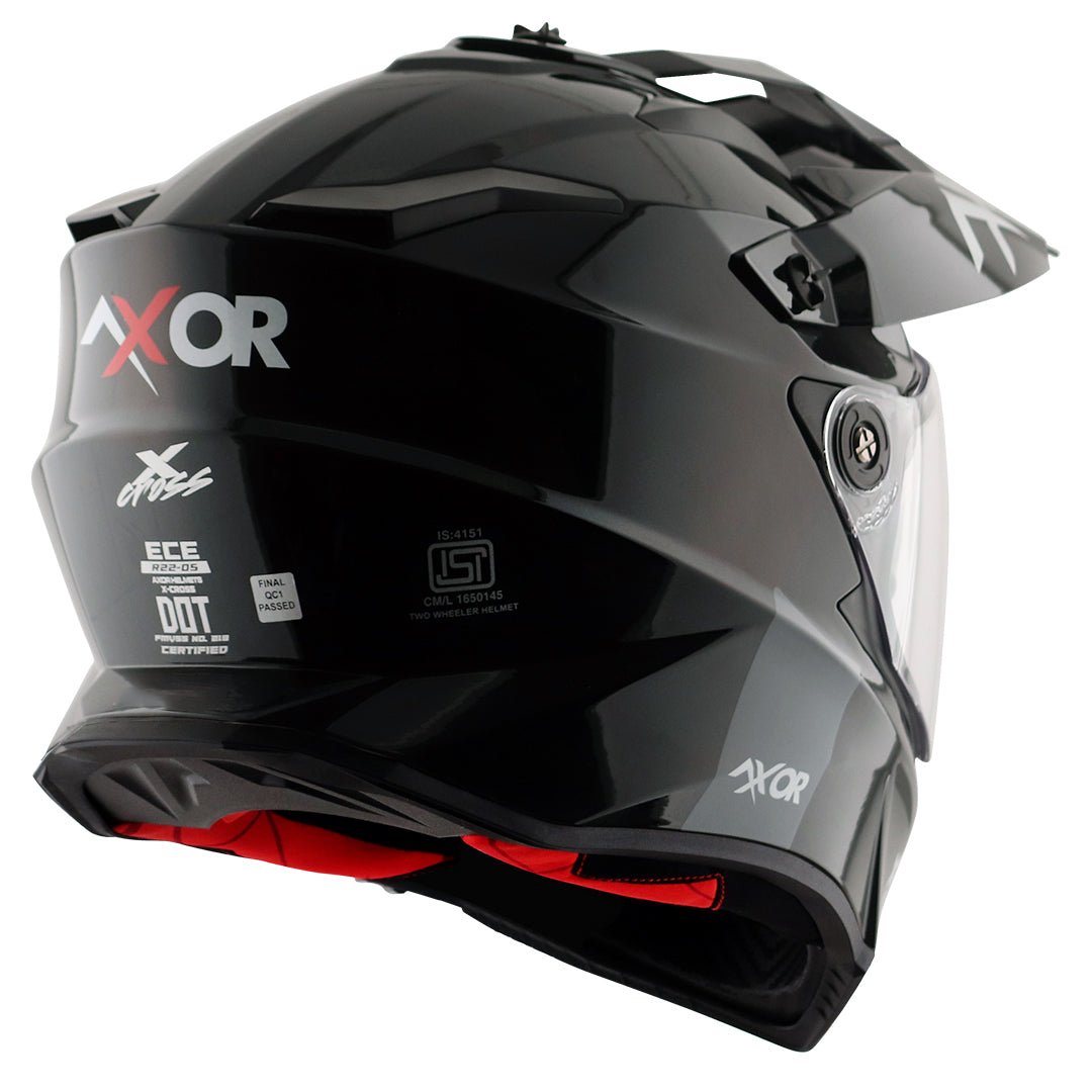 X-Cross Dual Visor Helmet (Black) - Image 7