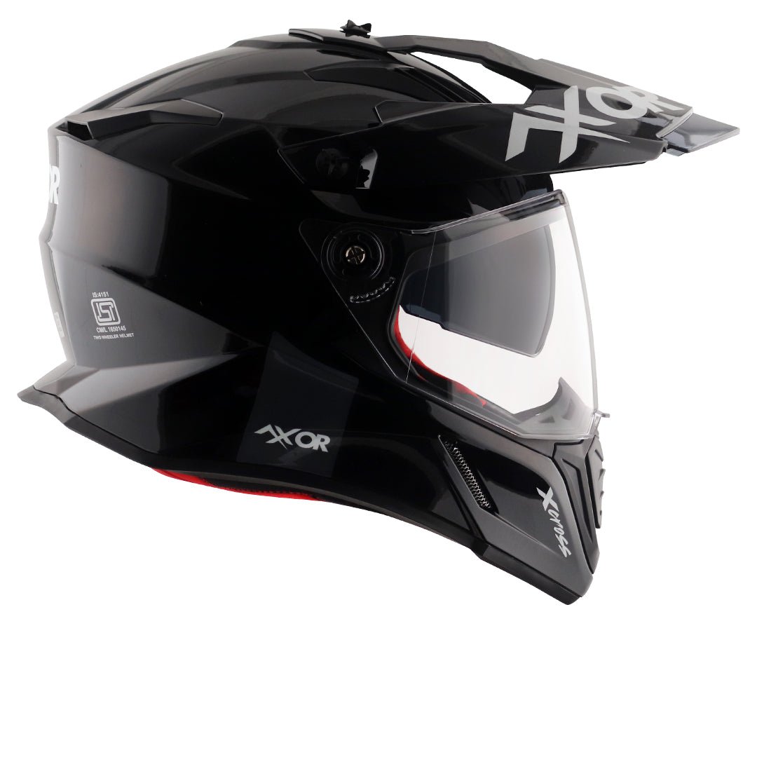 X-Cross Dual Visor Helmet (Black) - Image 9