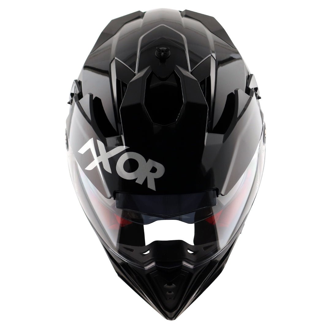 X-Cross Dual Visor Helmet (Black) - Image 11